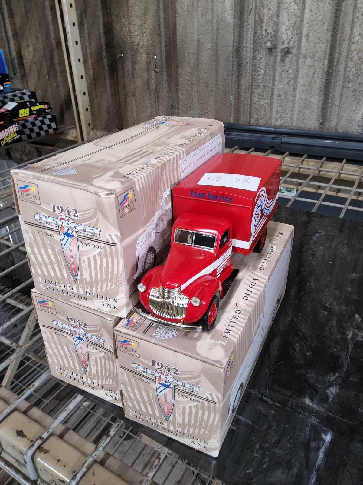 Esso Die-Cast Bank Van Box