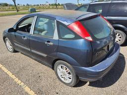 2003 Ford Focus Passenger Car, VIN # 3FAFP37333R139167