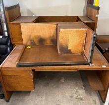 Wooden office desks