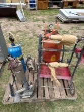 Sand Blasters, Torch, Paper Rack