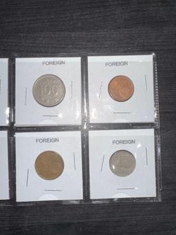 Variety of Foreign Coins