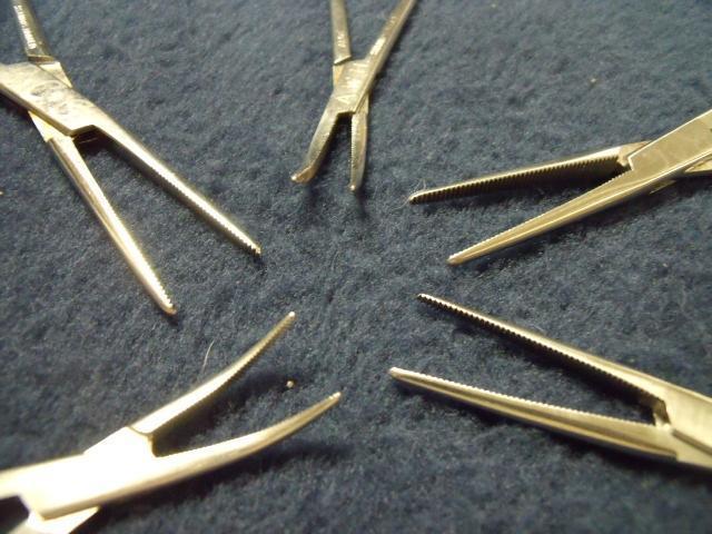 Lot of 9 Misc forceps