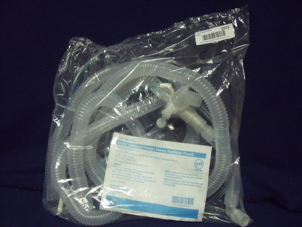 ONE AIRLIFE UNIVERSAL PORTABLE VOLUME 003764 VENTILATOR CIRCUIT W/. EXHALATION VALVE