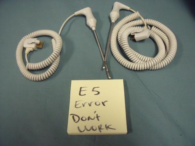 2 WELCH ALLYN PROBES E5.O ERRORS FOR PARTS