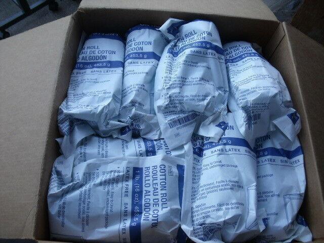 LOT OF 6 COTTON ROLLS ONE POUND EACH