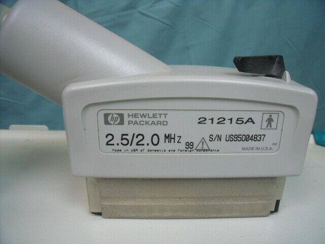 HP 21215A 2.5/2.0 MHz DEB Phased Array Transducer for Sonos 2000 & 2500!