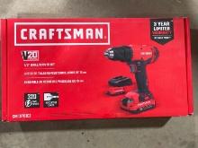New Craftsman 1/2â€� Drill Driver Kit