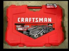 New Craftsman 150pc Sae/metric Tool Set