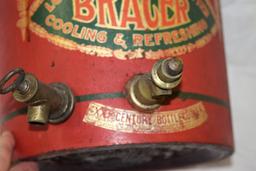 Early "The Bracer" Drug Store bottle cooler