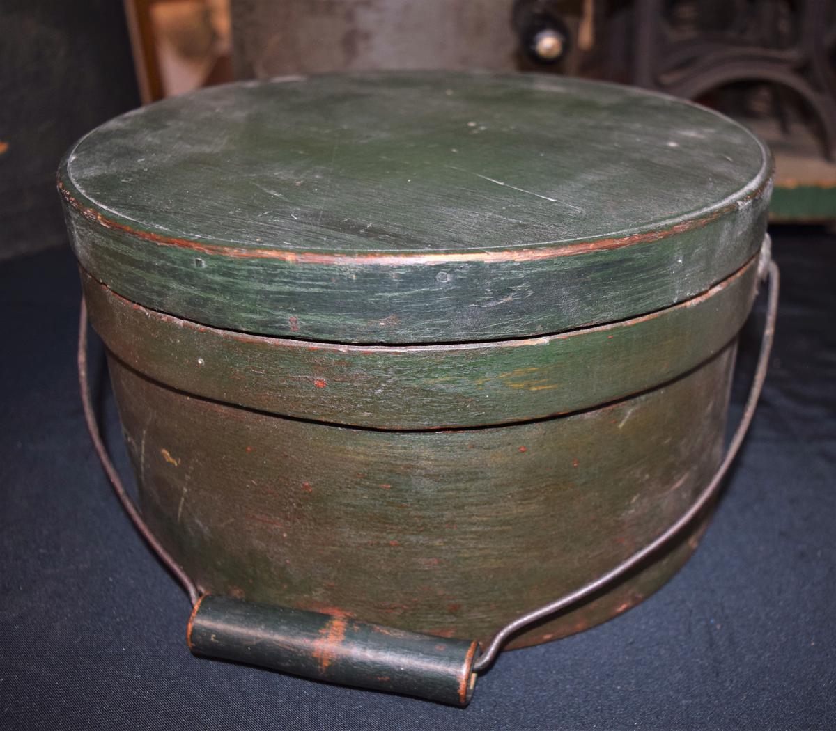 19th Century painted Firkin Bucket