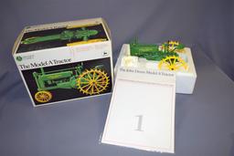 Precision Classics #1 Ertl John Deere Model A 1/16 Scale Die Cast Tractor #560- 1990