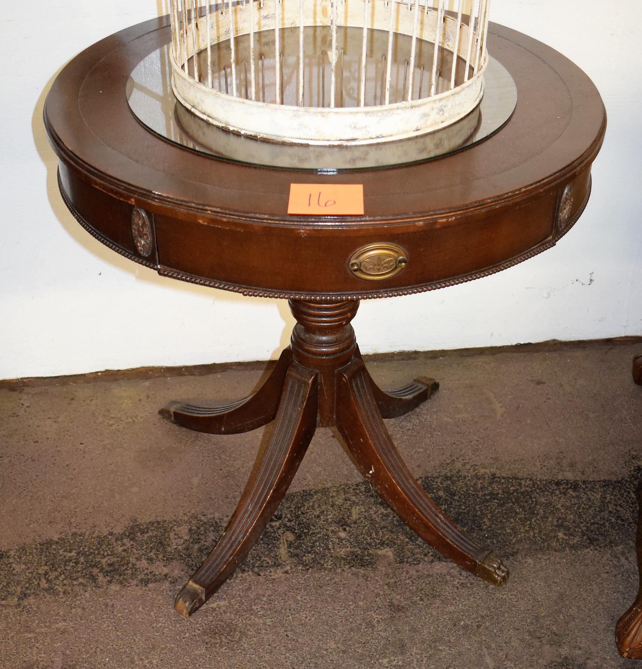 Duncan Phyfe lamp table