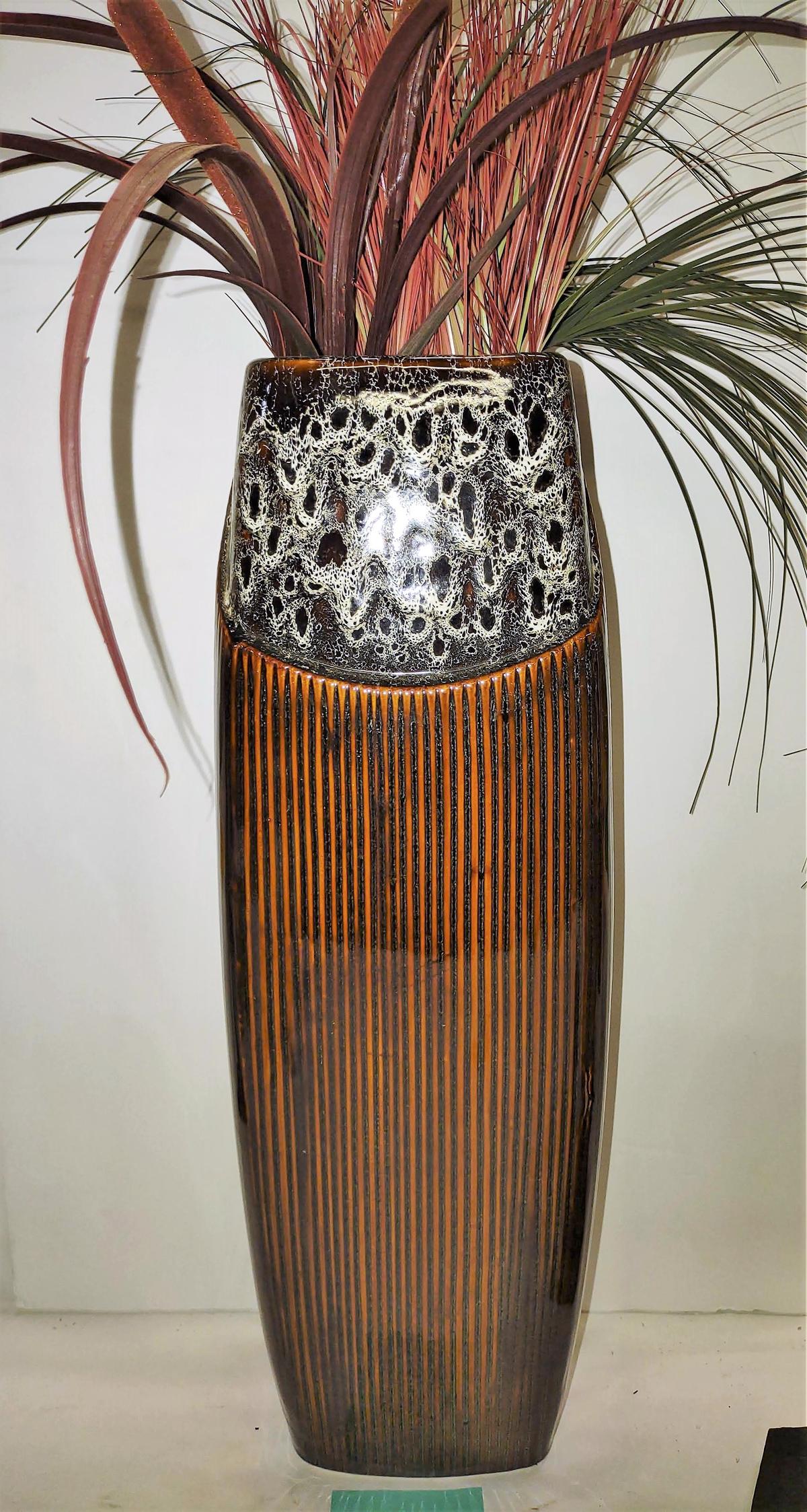 LARGE CONTEMPORARY VASE (22") - PICK UP ONLY