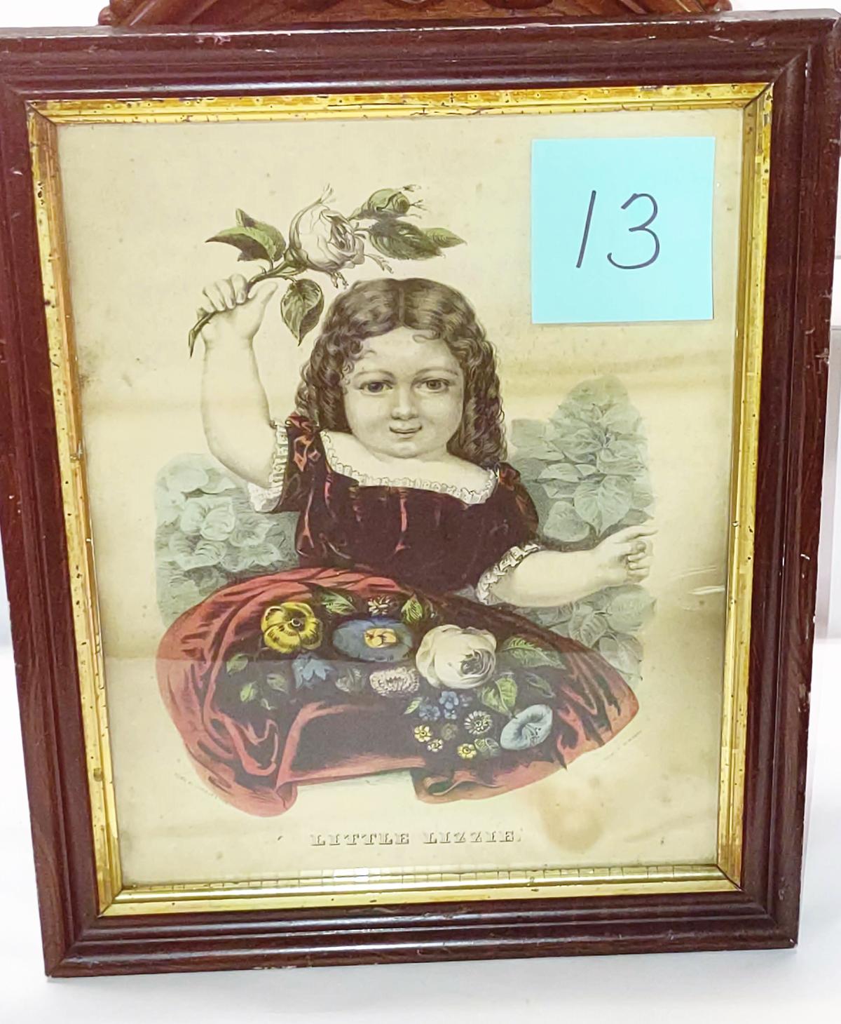 LITTLE LIZZIE CURRIER AND IVES (17X14)