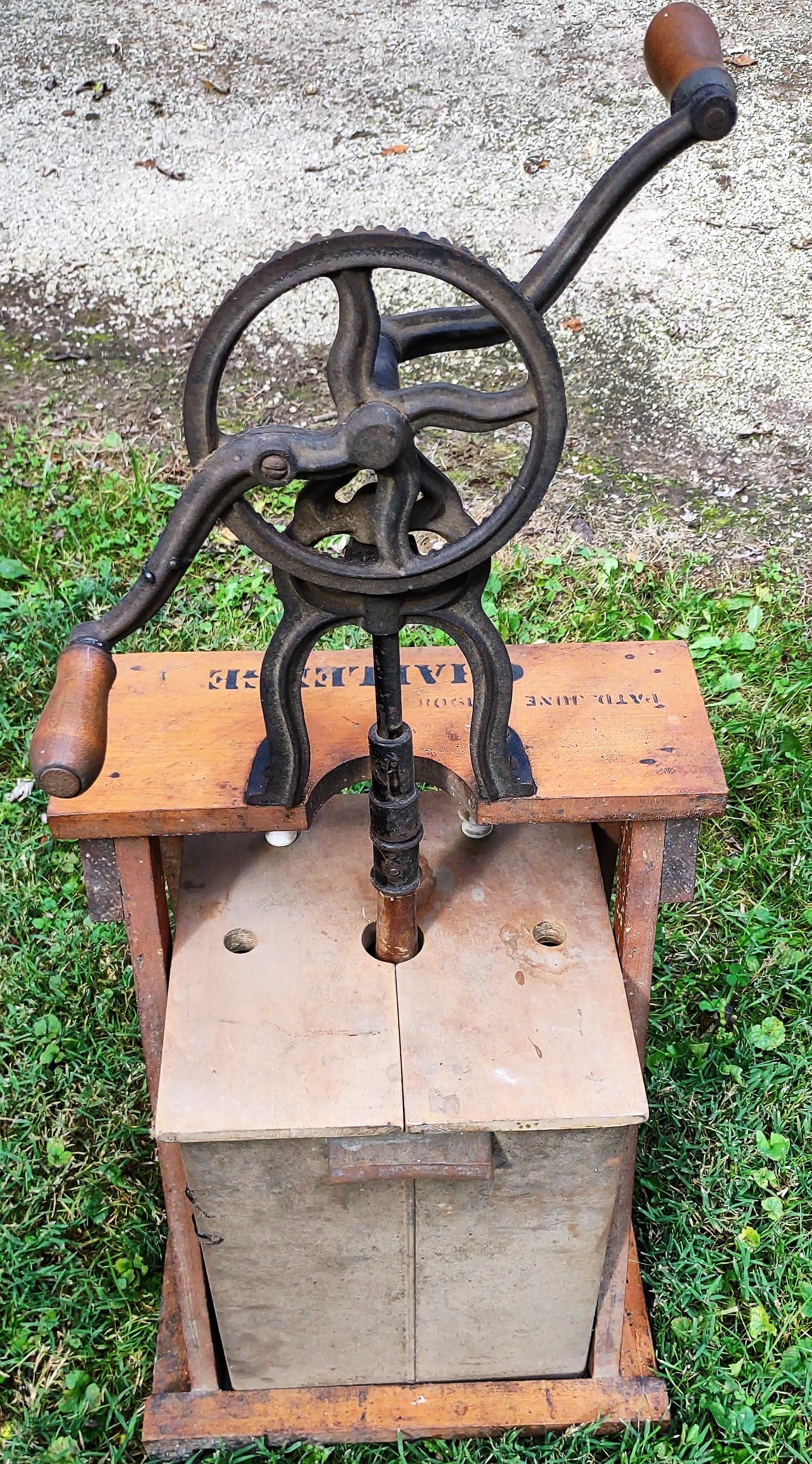 THE MASON MFG CO. 1800's NO. 2 "CHALLENGE" BUTTER CHURN - PICK UP ONLY