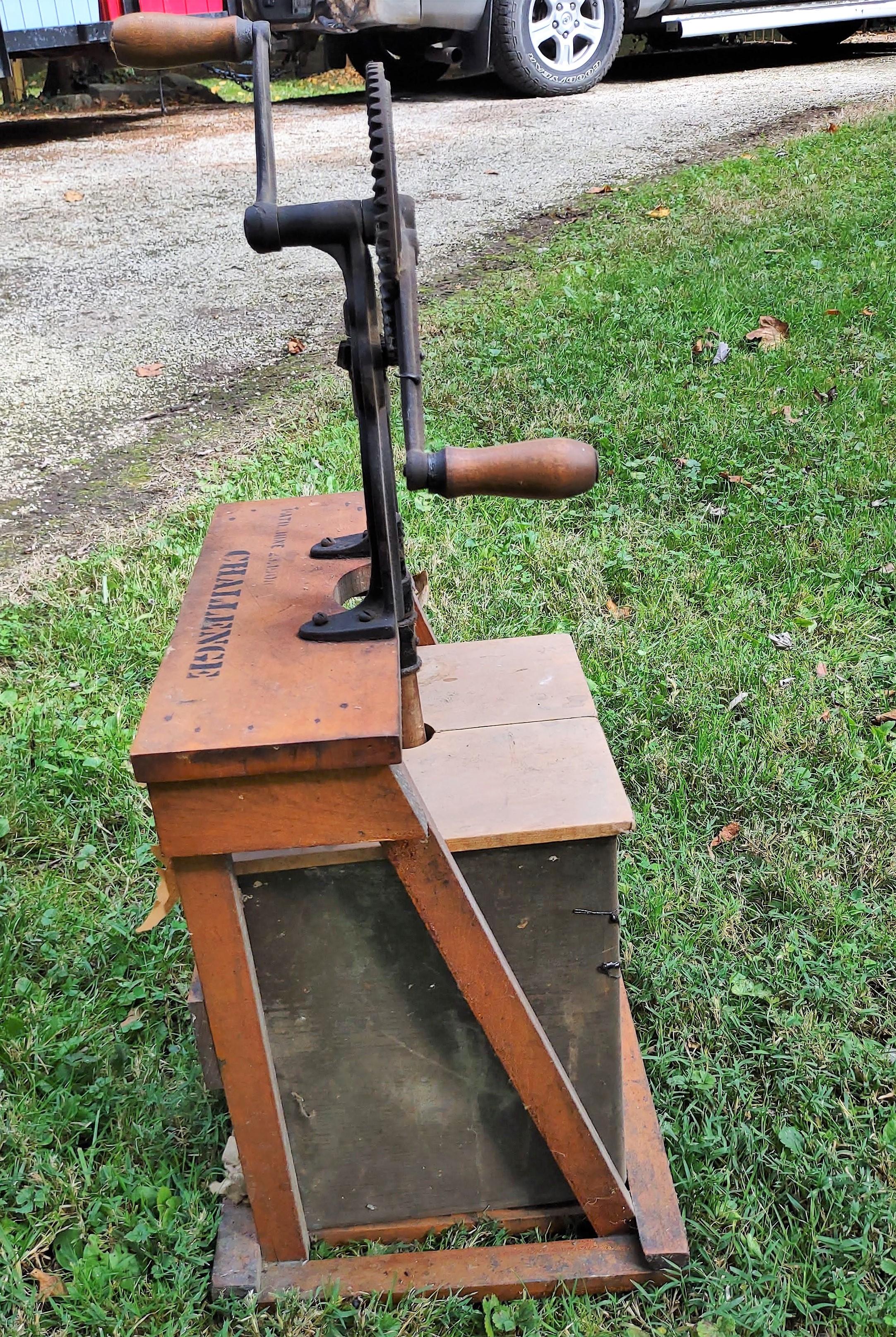 THE MASON MFG CO. 1800's NO. 2 "CHALLENGE" BUTTER CHURN - PICK UP ONLY