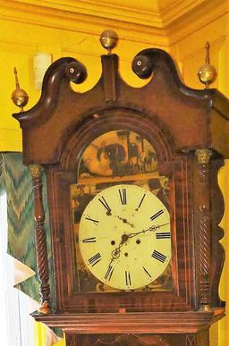 1800"s J. BROWN, KILMARNOCK TALL CASE GRANDFATHER CLOCK - PICK UP ONLY