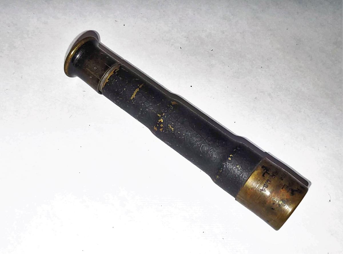 MINATURE 4" ANTIQUE WOLLENSAK POCKETSCOPE TELESCOPE