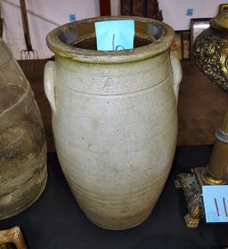 4 GALLON STONEWARE CHURN - PICK UP ONLY