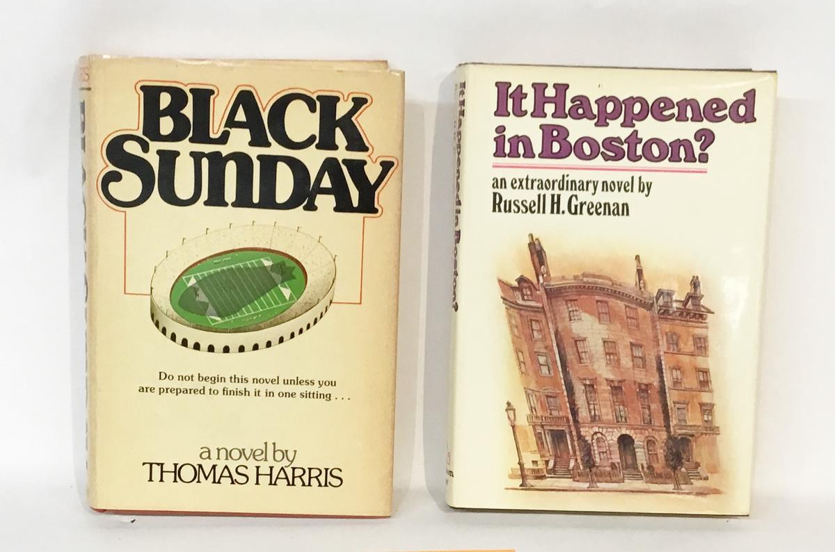 BLACK SUNDAY AND IT HAPPENED IN BOSTON HARDBACKS (FIRST PRINTINGS)