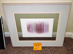 FRAMED CONTEMPORARY ARTWORK