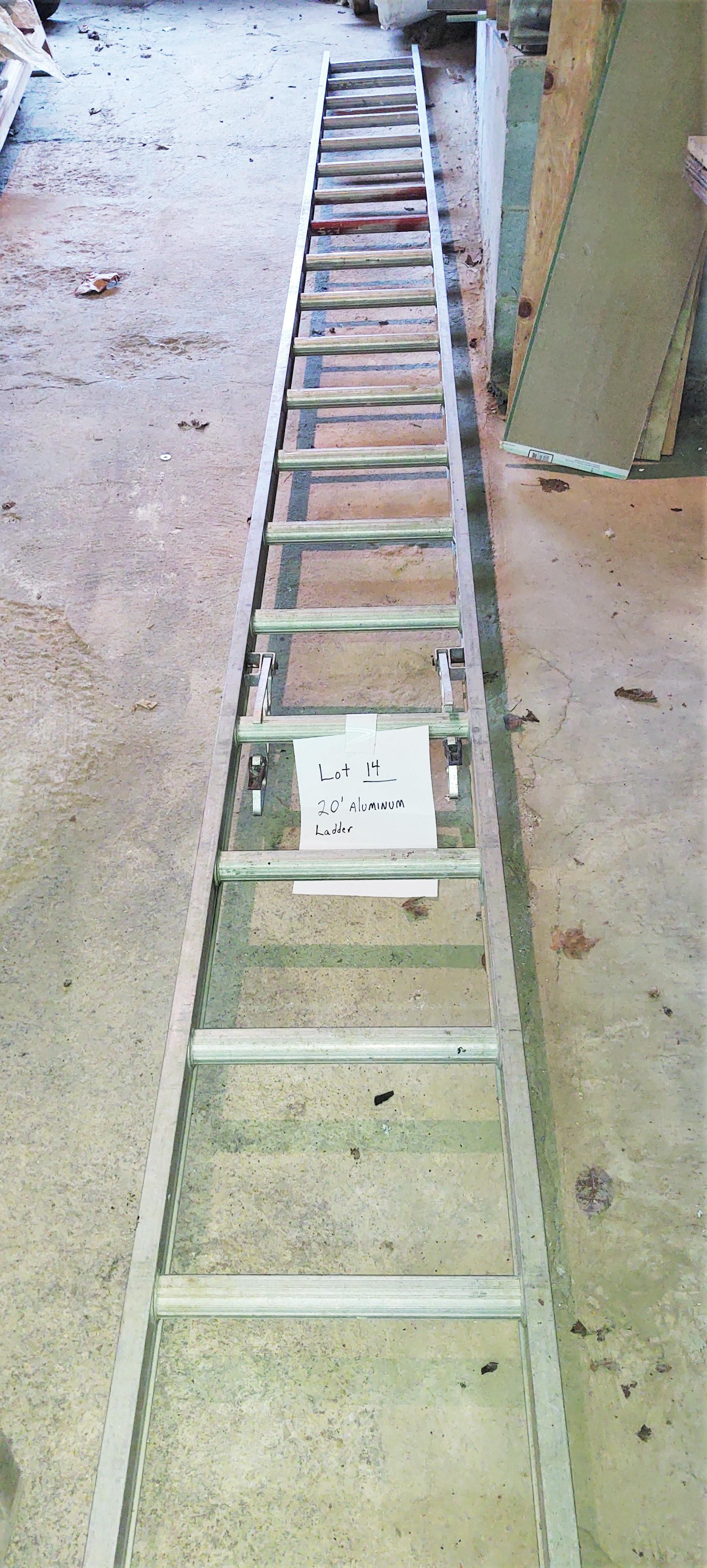 20 FT ALUMINUM LADDER - PICK UP ONLY