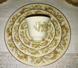 SET OF LENOX "HELMSLEY" CHINA FOR 12  (WONDERFUL CONDTION)- PICK UP ONLY