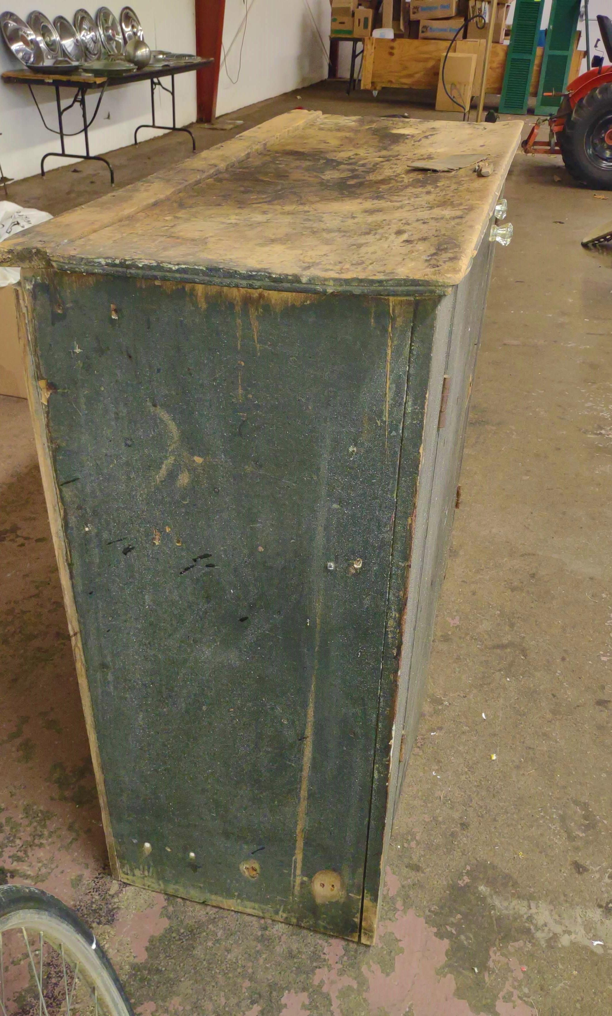 ANTIQUE PRIMITIVE CUPBOARD - PICK UP ONLY