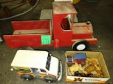 LARGE WOODEN TRUCK & OTHERS - PICK UP ONLY