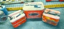 VINTAGE BOAT GAS CANS - PICK UP ONLY
