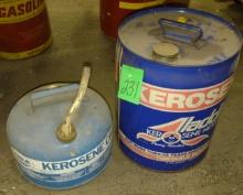 KEROSENE CANS - PICK UP ONLY