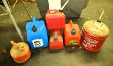 PLASTIC & METAL GAS CANS - PICK UP ONLY