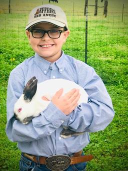 Reserve Champion - Rabbit - Casen Bridges - Madisonville 4-H