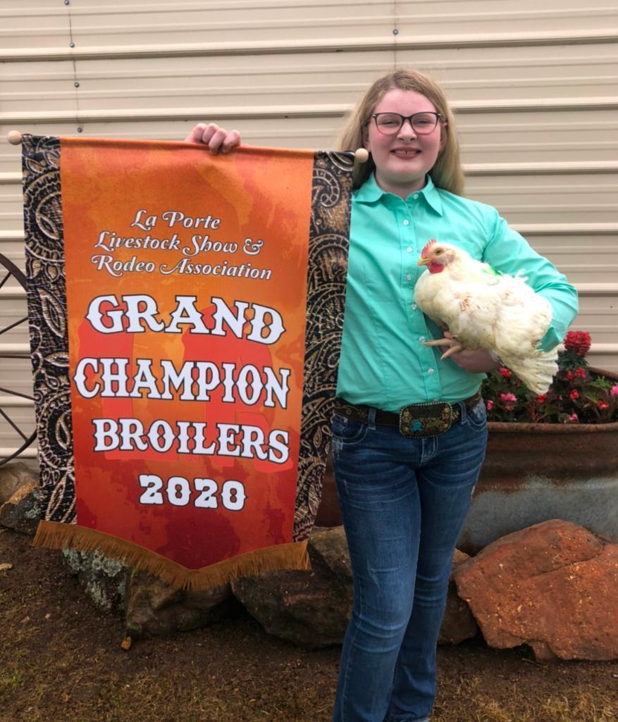 Grand Champion Broiler - Becca Branch - La Porte 4H - 7th Grade