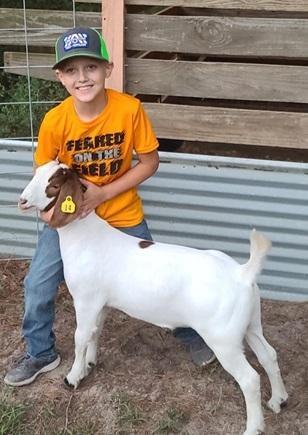 Grand Champion Goat - Hunter Rollo - 4H