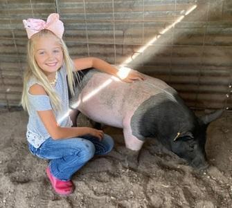 Grand Champion Swine - Summer Ogden - 4H