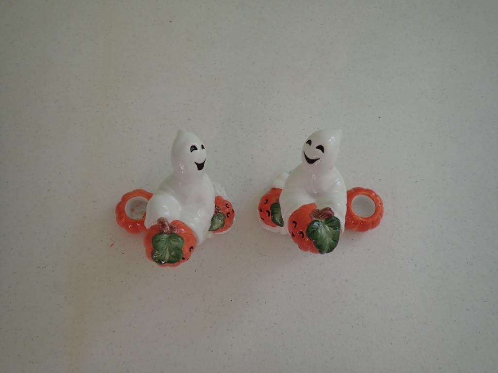 Candleholders, Ghosts/Pumpkin