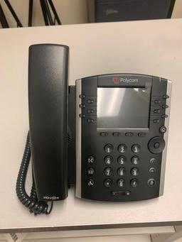 (10) Polycom VVX 400 IP Phone