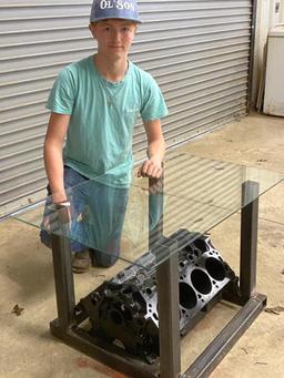 Engine Block Coffee Table - Ashton Dane - Centerville FFA