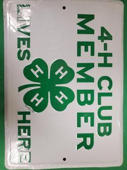 Vintage & New Metal 4-H Signs - Sherry Tyroch