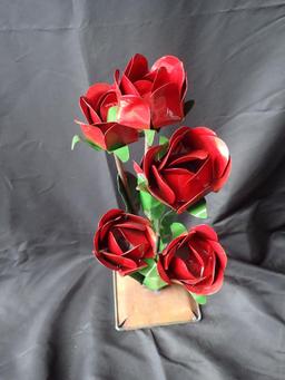 Metal Roses