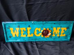 Metal Welcome Sign