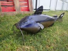 Metal Catfish Art