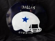 Metal Dallas Cowboys Sign