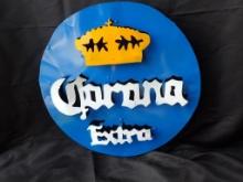 Metal Corona Sign