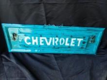 Metal Chevy Sign