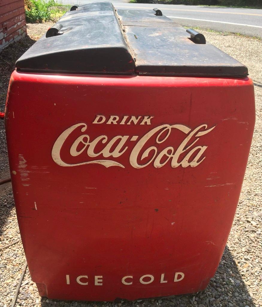 Large 1950s Coca~Cola Double Cooler