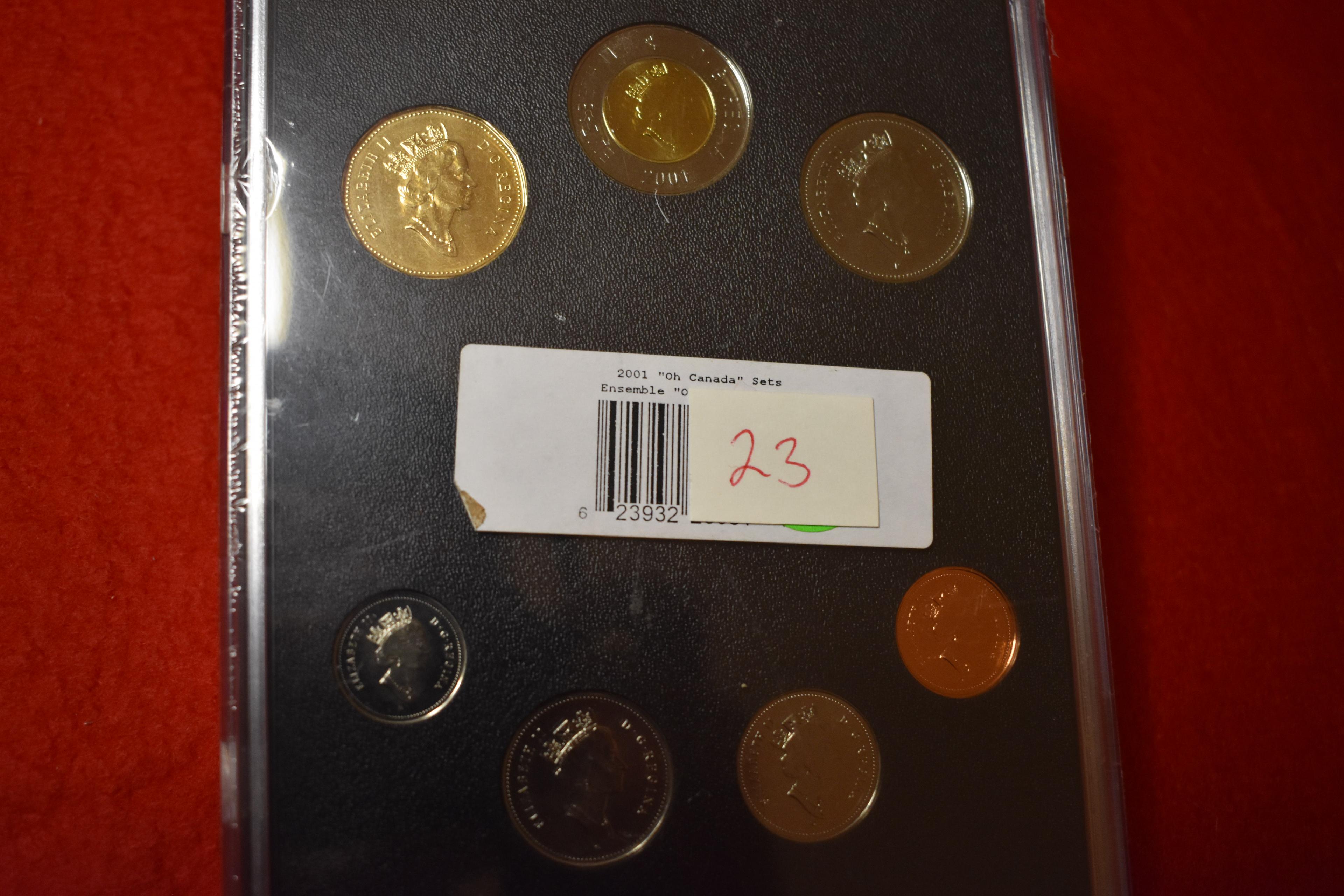 Canadian 2001 Uncirculated Coin Set