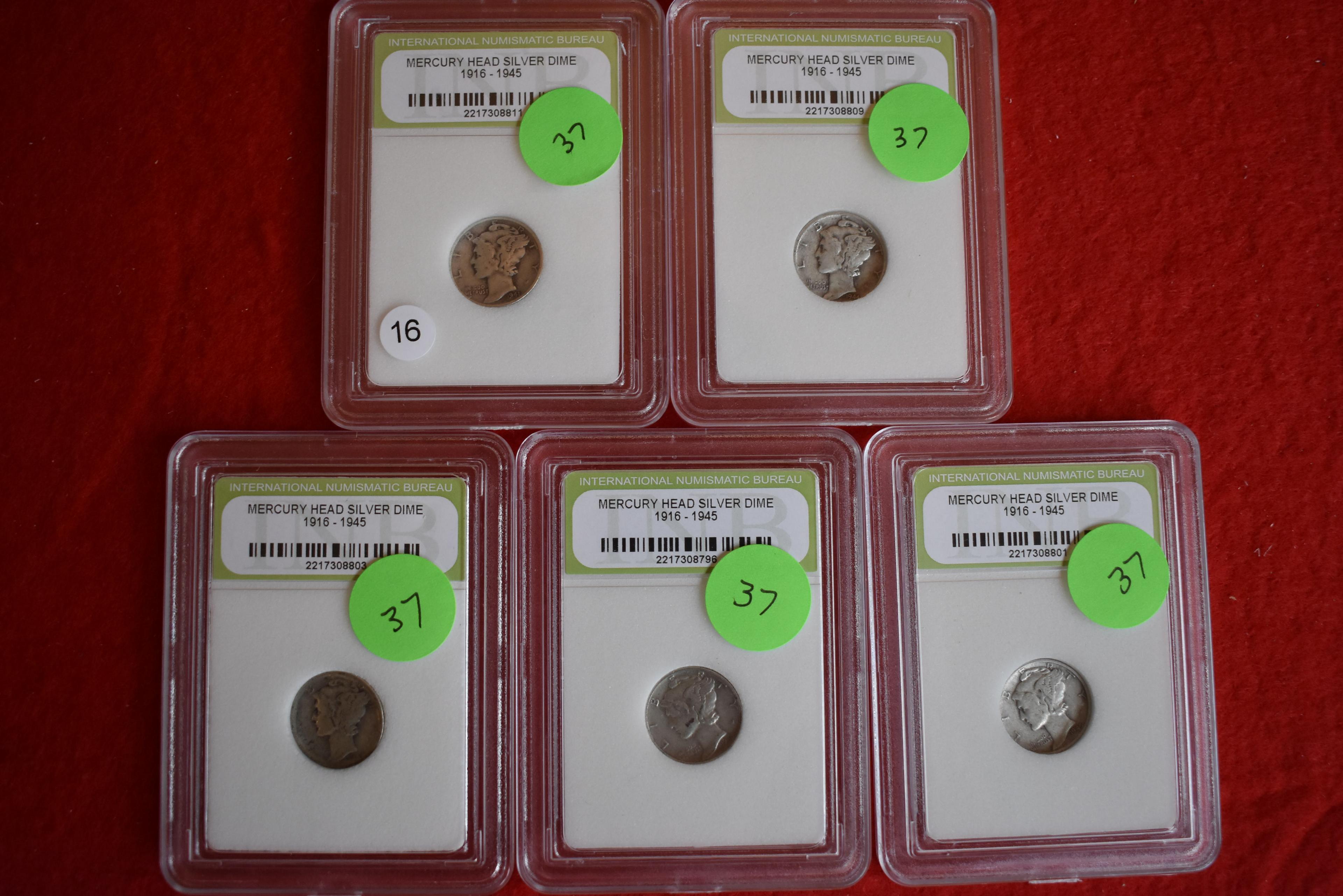 5 - Mercury Dimes