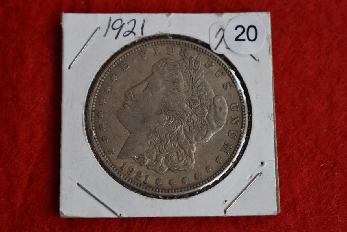 1921 Morgan Dollar Au